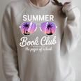 Summer Retro Book Club Beach Vacation Raglan Sleeve Sweatshirt Heather Forest Summer Retro Book Club Beach Vacation Raglan Sleeve Sweatshirt Heather Forest
