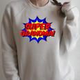 Super Grandma Comic Book Style Superhero Raglan Sleeve Sweatshirt Heather Forest Super Grandma Comic Book Style Superhero Raglan Sleeve Sweatshirt Heather Forest