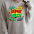 Superhero Uncle Costume For Men Comic Book Birthday Raglan Sleeve Sweatshirt Heather Forest Superhero Uncle Costume For Men Comic Book Birthday Raglan Sleeve Sweatshirt Heather Forest