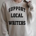 Support Local Author Read Independent Writers Indie Books Raglan Sleeve Sweatshirt Heather Forest Support Local Author Read Independent Writers Indie Books Raglan Sleeve Sweatshirt Heather Forest