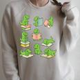 T-Rex Dinosaurs Reading Books Dinosaur Lover Raglan Sleeve Sweatshirt Heather Forest T-Rex Dinosaurs Reading Books Dinosaur Lover Raglan Sleeve Sweatshirt Heather Forest