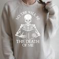 My Tbr Will Be The Death Reading Book Lover Bookworm Reader Raglan Sleeve Sweatshirt Heather Forest