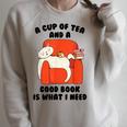 Tea A Cup Of Tea And A Good Book Is What I Need Cat Men Women Kids Raglan Sleeve Sweatshirt Heather Forest Tea A Cup Of Tea And A Good Book Is What I Need Cat Men Women Kids Raglan Sleeve Sweatshirt Heather Forest
