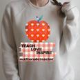 Teach Love Inspire Valentines Day Book 6th Grade Teacher Raglan Sleeve Sweatshirt Heather Forest Teach Love Inspire Valentines Day Book 6th Grade Teacher Raglan Sleeve Sweatshirt Heather Forest