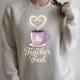 Teacher Fuel Coffee Cup Books Apples Educator Raglan Sleeve Sweatshirt Heather Forest Teacher Fuel Coffee Cup Books Apples Educator Raglan Sleeve Sweatshirt Heather Forest