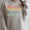 Teaching Fun Literacy Is My Jam Librarian Book Lover Teacher Raglan Sleeve Sweatshirt Heather Forest Teaching Fun Literacy Is My Jam Librarian Book Lover Teacher Raglan Sleeve Sweatshirt Heather Forest