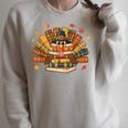 Thanksgiving Turkey Reading Book Fall Season Teacher Costume Raglan Sleeve Sweatshirt Heather Forest Thanksgiving Turkey Reading Book Fall Season Teacher Costume Raglan Sleeve Sweatshirt Heather Forest