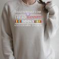 That's What I Do I Read Banned Books And I Know Things Raglan Sleeve Sweatshirt Heather Forest