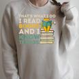 That's What I Do Reading Cat Book & Cat Lover Raglan Sleeve Sweatshirt Heather Forest That's What I Do Reading Cat Book & Cat Lover Raglan Sleeve Sweatshirt Heather Forest
