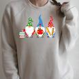 Three Gnomes School Books Pencil Apple Student Teacher For Men Women Girls Kids Raglan Sleeve Sweatshirt Heather Forest