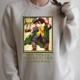 The Three Musketeers Alexandre Dumas Vintage Book Cover Raglan Sleeve Sweatshirt Heather Forest