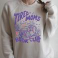 Tired Moms Book Club Bookish Booktrovert Coffee Mother's Day Raglan Sleeve Sweatshirt Heather Forest Tired Moms Book Club Bookish Booktrovert Coffee Mother's Day Raglan Sleeve Sweatshirt Heather Forest