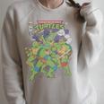 TMNT Comic Book Cover Group Shot Premium Tri-Blend Raglan Sleeve Sweatshirt Heather Forest TMNT Comic Book Cover Group Shot Premium Tri-Blend Raglan Sleeve Sweatshirt Heather Forest