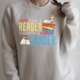 Today A Reader Tomorrow A Leader Book Literature Reading Raglan Sleeve Sweatshirt Heather Forest