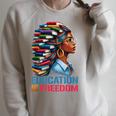 History Education Is Freedom Books Black History Raglan Sleeve Sweatshirt Heather Forest History Education Is Freedom Books Black History Raglan Sleeve Sweatshirt Heather Forest