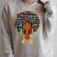 History Month Afro Women Book Lover Librarian Teacher Raglan Sleeve Sweatshirt Heather Forest History Month Afro Women Book Lover Librarian Teacher Raglan Sleeve Sweatshirt Heather Forest