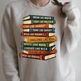 History Month Dream Like Martin Books Men Women Kids Raglan Sleeve Sweatshirt Heather Forest
