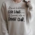 Tried To Start A Girl Gang -Book Club For Women Raglan Sleeve Sweatshirt Heather Forest Tried To Start A Girl Gang -Book Club For Women Raglan Sleeve Sweatshirt Heather Forest