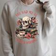 You Had Me At Trigger Warning Dark Romance Smutt Book Reader Raglan Sleeve Sweatshirt Heather Forest