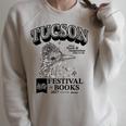 Tucson Festival Of Books TFOB 2017 Roadrunner Mascot Raglan Sleeve Sweatshirt Heather Forest Tucson Festival Of Books TFOB 2017 Roadrunner Mascot Raglan Sleeve Sweatshirt Heather Forest