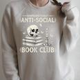 Unapologetically Anti-Social Book Club Introvert Reader Raglan Sleeve Sweatshirt Heather Forest Unapologetically Anti-Social Book Club Introvert Reader Raglan Sleeve Sweatshirt Heather Forest