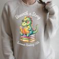 Unearth a Story Summer Reading 2026 Book Lovers Fun Raglan Sleeve Sweatshirt Heather Forest Unearth a Story Summer Reading 2026 Book Lovers Fun Raglan Sleeve Sweatshirt Heather Forest