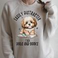 Vintage Easily Distracted By Dogs And Books Puppy Art Lover Raglan Sleeve Sweatshirt Heather Forest Vintage Easily Distracted By Dogs And Books Puppy Art Lover Raglan Sleeve Sweatshirt Heather Forest