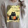 Vintage Japanese Cat Book Lovers Librarian Cat Dad Teacher Raglan Sleeve Sweatshirt Heather Forest Vintage Japanese Cat Book Lovers Librarian Cat Dad Teacher Raglan Sleeve Sweatshirt Heather Forest