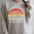 Vintage Retro I Closed My Book To Be Here Reader Raglan Sleeve Sweatshirt Heather Forest Vintage Retro I Closed My Book To Be Here Reader Raglan Sleeve Sweatshirt Heather Forest