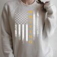 Vintage USA American Flag Writing Book Write Writer Women Kids Men Raglan Sleeve Sweatshirt Heather Forest