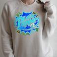 Volleyball Lets Pepper Comic Book Pop Art Teen Girls Cute Raglan Sleeve Sweatshirt Heather Forest