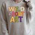 Wild About Art Books Animal Safari Children's Art Teacher Raglan Sleeve Sweatshirt Heather Forest Wild About Art Books Animal Safari Children's Art Teacher Raglan Sleeve Sweatshirt Heather Forest