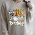Wild About Reading Books Reader Lover Librarian Bookworm Raglan Sleeve Sweatshirt Heather Forest Wild About Reading Books Reader Lover Librarian Bookworm Raglan Sleeve Sweatshirt Heather Forest