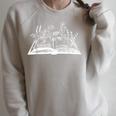 Wildflowers Book Day Flower Books Lover Reader Bookworm Cool Raglan Sleeve Sweatshirt Heather Forest