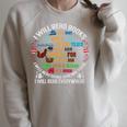 I Will Read Books On A Boat & Everywhere Reading Premium Tri-Blend Raglan Sleeve Sweatshirt Heather Forest