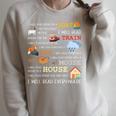 I Will Read Books On a Boat & Everywhere Reading Raglan Sleeve Sweatshirt Heather Forest