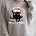 Witchy Book Lover Christmas Cat Reading Mystic Bookworm Raglan Sleeve Sweatshirt Heather Forest Witchy Book Lover Christmas Cat Reading Mystic Bookworm Raglan Sleeve Sweatshirt Heather Forest