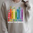 Women Book Flower Fight For Those Without Your Privilege Raglan Sleeve Sweatshirt Heather Forest