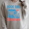 Women Retro Book Girl Summer Bookish Vacation Reader Raglan Sleeve Sweatshirt Heather Forest Women Retro Book Girl Summer Bookish Vacation Reader Raglan Sleeve Sweatshirt Heather Forest