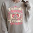 Women's Book Reading Joke Humor Raglan Sleeve Sweatshirt Heather Forest