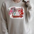 Women's DCC The Desperado Club So Fun It Hurts Graffiti Sign Book Raglan Sleeve Sweatshirt Heather Forest