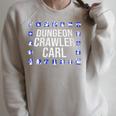 Women's DCC Logo With Marquee Icons Book Series Raglan Sleeve Sweatshirt Heather Forest