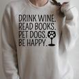 Women's Drink Wine Read Books Pet Dogs Book Lover Dog Mom Raglan Sleeve Sweatshirt Heather Forest Women's Drink Wine Read Books Pet Dogs Book Lover Dog Mom Raglan Sleeve Sweatshirt Heather Forest