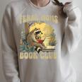 Women's Feral Moms Book Club Raglan Sleeve Sweatshirt Heather Forest