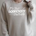 Women's Its Too Nonfictiony Outside Librarian Books Lover Raglan Sleeve Sweatshirt Heather Forest Women's Its Too Nonfictiony Outside Librarian Books Lover Raglan Sleeve Sweatshirt Heather Forest
