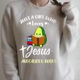 Women's Just A Girl Who Loves Jesus And Avocados And Books Raglan Sleeve Sweatshirt Heather Forest Women's Just A Girl Who Loves Jesus And Avocados And Books Raglan Sleeve Sweatshirt Heather Forest