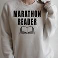 Women's Marathon Reader Book Reader Raglan Sleeve Sweatshirt Heather Forest