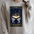 Women's Mystic Tarot Card The Reader Book Lover Raglan Sleeve Sweatshirt Heather Forest Women's Mystic Tarot Card The Reader Book Lover Raglan Sleeve Sweatshirt Heather Forest