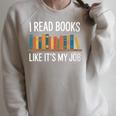 Women's I Read Books Like Its My Job Reading Humor Raglan Sleeve Sweatshirt Heather Forest Women's I Read Books Like Its My Job Reading Humor Raglan Sleeve Sweatshirt Heather Forest