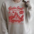 Women's Smut Reader Smutty Spicy Book Goblin Smut Reading Club Raglan Sleeve Sweatshirt Heather Forest Women's Smut Reader Smutty Spicy Book Goblin Smut Reading Club Raglan Sleeve Sweatshirt Heather Forest